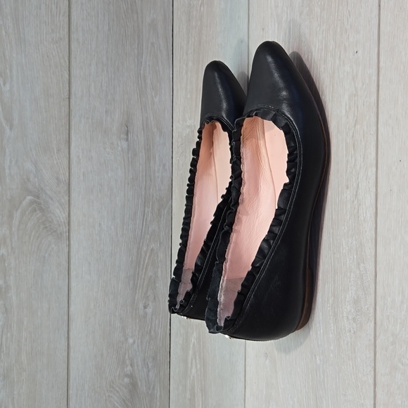 Kate Spade Women Leather Pointed Toe Loafer Slip on shoes flats sz 7M - Picture 3 of 14